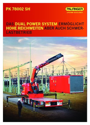 Grúas de carga hidráulicas Palfinger PK 78002 SH F