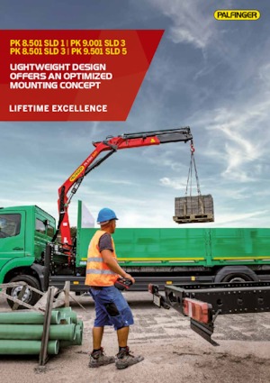 Grúas de carga hidráulicas Palfinger PK 8.501 SLD 1 C