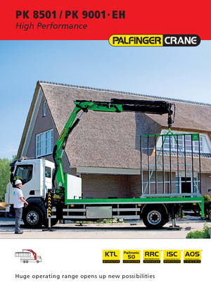 Grúas de carga hidráulicas Palfinger PK 8501