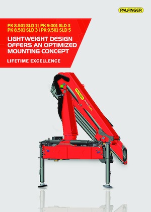 Grúas de carga hidráulicas Palfinger PK 9.001 SLD 3 B