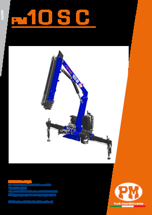 Grúas de carga hidráulicas PM PM 10 S C