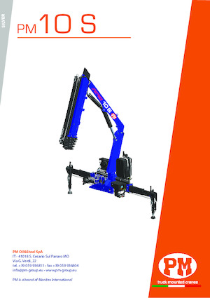 Grúas de carga hidráulicas PM PM 10 S