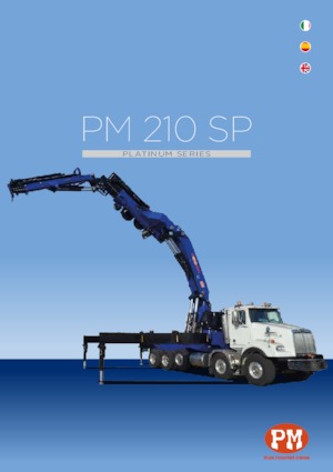Grúas de carga hidráulicas PM PM 210 SP