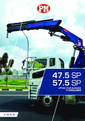 Grúas de carga hidráulicas PM PM 57528SP +  J815.20