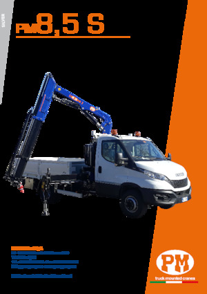 Grúas de carga hidráulicas PM PM 8.5 S
