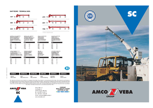 Grúas de carga hidráulicas Amco Veba SC 2017