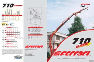 Grúas de carga hidráulicas Ferrari® SC 710 A1 