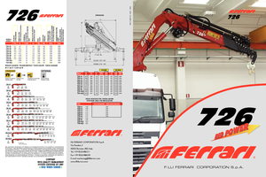 Grúas de carga hidráulicas Ferrari® SC 726R A4 