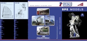 Grúas de carga hidráulicas Pesci SPE 560