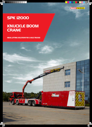 Grúas de carga hidráulicas Sany SPK 12000 C