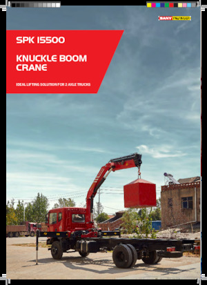 Grúas de carga hidráulicas Sany SPK 15500 C