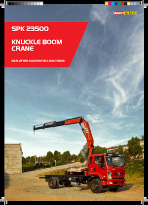 Grúas de carga hidráulicas Sany SPK 23500 A 