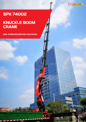 Grúas de carga hidráulicas Sany SPK 74002 C