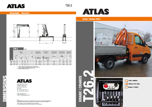 Grúas de carga hidráulicas T-Atlas TLC T 26.2 A 26