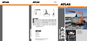 Grúas de carga hidráulicas T-Atlas TLC T 30.2 A 28
