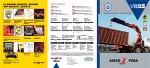 Grúas de carga hidráulicas Amco Veba VR85-6 S Jib 6 