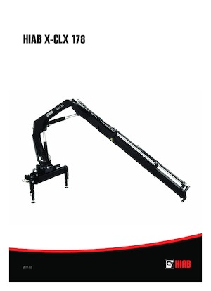 Grúas de carga hidráulicas Hiab X-CLX 178 B-2 