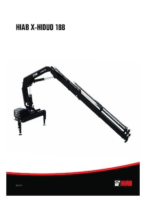 Grúas de carga hidráulicas Hiab X-HiDuo 188 BS-2