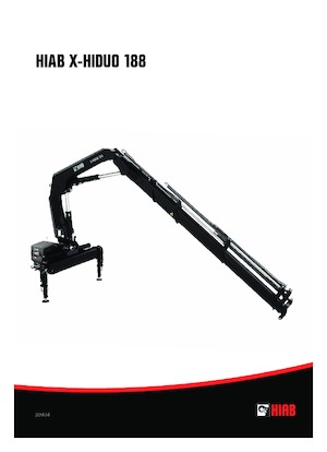 Grúas de carga hidráulicas Hiab X-HiDuo 188 BS-2