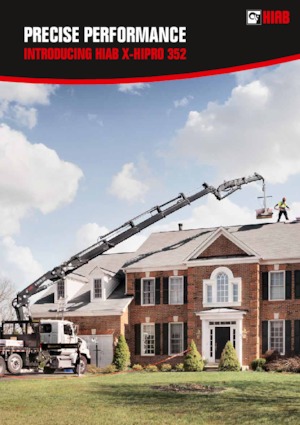 Grúas de carga hidráulicas Hiab X-HiPro 352 E-6+JIB 70X-4 
