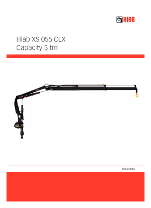 Grúas de carga hidráulicas Hiab XS 055 B-2 Classic