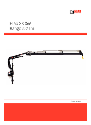 Grúas de carga hidráulicas Hiab XS 066 D-4 DUO