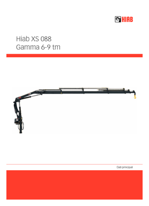 Grúas de carga hidráulicas Hiab XS 088 B-2 DUO