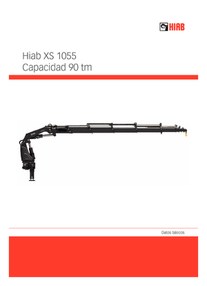 Grúas de carga hidráulicas Hiab XS 1055 E-6 HIPRO Jib 175 X-5 JDC