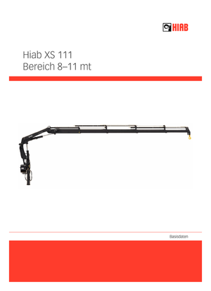 Grúas de carga hidráulicas Hiab XS 111 E-3 HIDUO