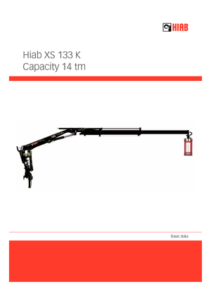 Grúas de carga hidráulicas Hiab XS 133 K-2 PRO