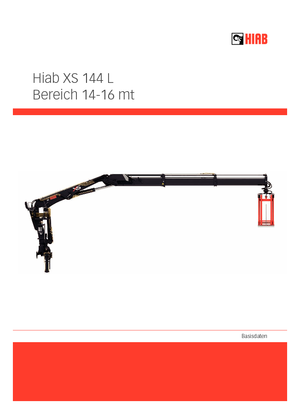 Grúas de carga hidráulicas Hiab XS 144 DLS-3 PRO