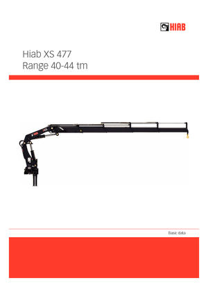 Grúas de carga hidráulicas Hiab XS 477 E-8 HIPRO CD