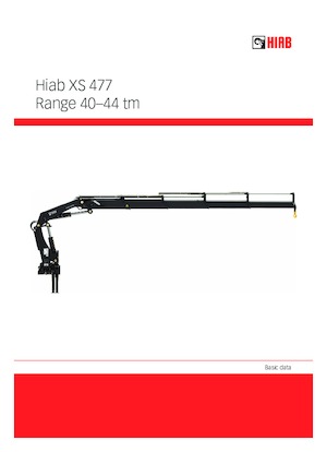 Grúas de carga hidráulicas Hiab XS 477 EP-5 HIDUO