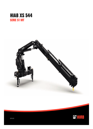 Grúas de carga hidráulicas Hiab XS 544 E-8 HIPRO JIB 150X-4