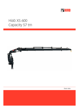 Grúas de carga hidráulicas Hiab XS 600 E-7 HIPRO JIP 135 X-3