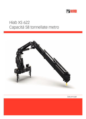 Grúas de carga hidráulicas Hiab XS 622 E-8 HIPRO Jib 150 X-6