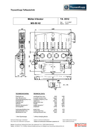 Martillos vibrantes Müller MS 50 H 2
