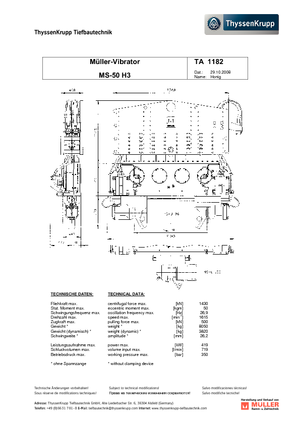 Martillos vibrantes Müller MS 50 H 3