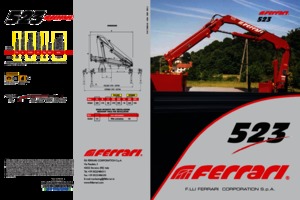 Grúas de carga hidráulicas Ferrari® 523 A 1