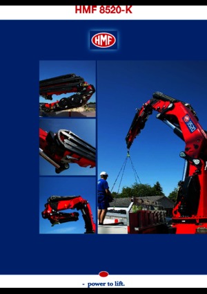 Grúas de carga hidráulicas HMF 8520-OK4