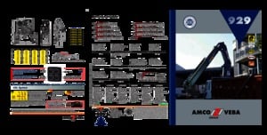 Grúas de carga hidráulicas Amco Veba 929-8 S