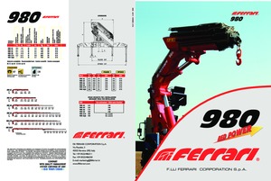 Grúas de carga hidráulicas Ferrari® 980 A6 