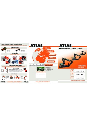 Grúas de carga hidráulicas Atlas AK 104.3 V A11