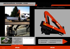 Grúas de carga hidráulicas Atlas AK 35.1 