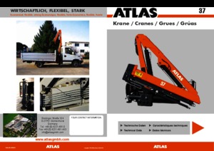 Grúas de carga hidráulicas Atlas AK 37.3