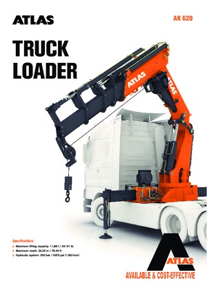 Grúas de carga hidráulicas Atlas AK 620.3E A9 