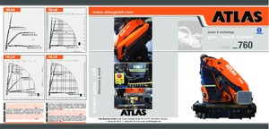 Grúas de carga hidráulicas Atlas AK 760.8 J4