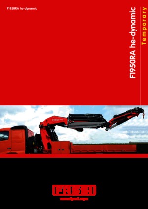 Grúas de carga hidráulicas Fassi F 1950 RAL 2.28 he-dynamic