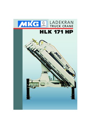 Grúas de carga hidráulicas MKG HLK 171 HP a3