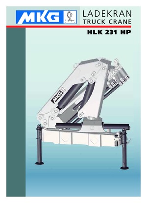 Grúas de carga hidráulicas MKG HLK 231 HP a5